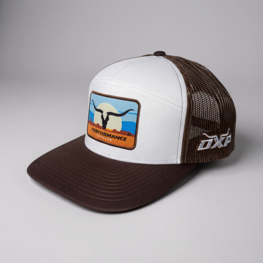 DSRT X Sunset Trucker Hat (7 Panel)