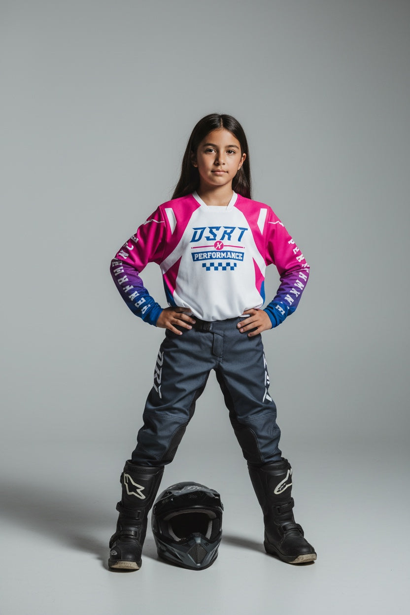 X-Treme High Pink Moto Jersey Youth