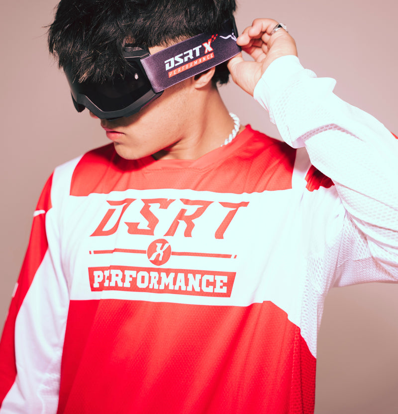 "CLASSIC" Red DSRT X Moto Jersey