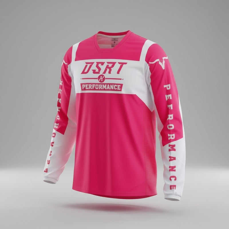 "CLASSIC" Pink DSRT X Moto Jersey