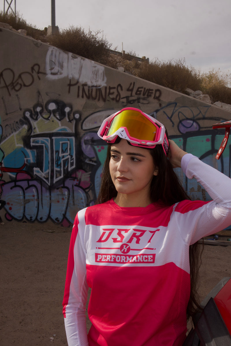 "CLASSIC" Pink DSRT X Moto Jersey