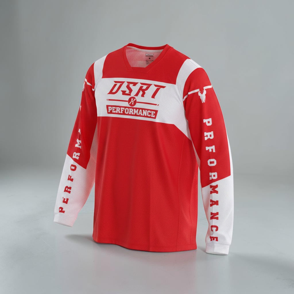 "CLASSIC" Red DSRT X Moto Jersey