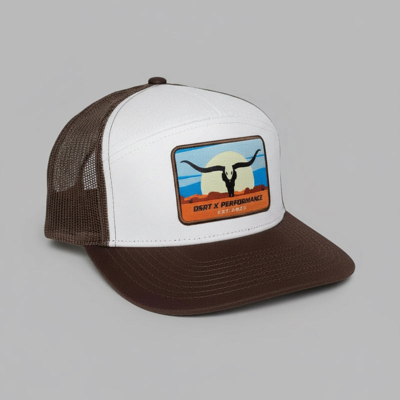 DSRT X Sunset Trucker Hat (7 Panel)